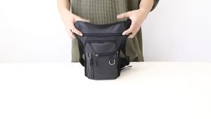 DFNQG Nylon Leg Waist Bags Molle Waterproof Thigh Hip Bum Beltleg Durable Travel Riding Crossbody Shoulder Bags Outdoor