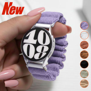 20/22mm Scrunchie Strap For Samsung Galaxy 7/6/5/4/5pro 40/44mm Nylon Women Bracelet for Huawei GT6/6 Pro 5/5Pro 46mm Wristband