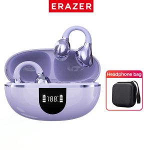 Lenovo ERAZER EX338 AI Translator Earbud Wireless Bluetooth Earphone Smart Real-Time Translation Open Ear Earphone With LED Dispaly Sport Headset With Mic IPX5 Waterproof Bluetooth 5.4