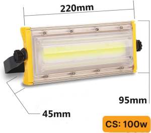 ĐÈN PHA LED ĐI BIỂN 12V - 24V CÔNG SUẤT 100w & 200w. KHÁNG NƯỚC THÂN NHÔM TẢN NHIỆT TỐT!