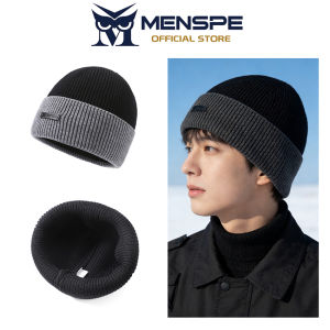 MENSPE Winter Knitted Hat Autumn and Winter Knitted Hat Large Head Circumference Cycling Hat for Storm Cold Winter Climbing Cycling Hiking For Men Women