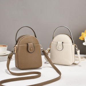 กระเป๋าสะพายข้างแบบสะพายข้างสำหรับผู้หญิง กระเป๋าใส่โทรศัพท์มือถือแบบสะพายข้างแบบยาวและบาง กระเป๋าสะพายข้างแบบหนัง PU สำหรับวัยรุ่น