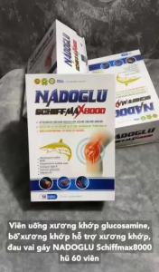 Thực Phẩm Bảo Vệ Sức Khỏe Nadoglu Schiffmax8000 50 Viên – Glucosamin MSM Hỗ Trợ Khô Khớp Cứng Khớp