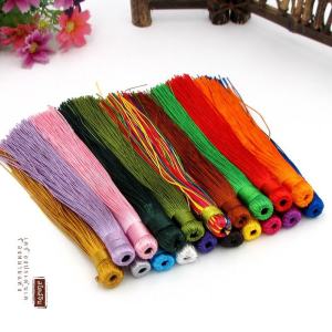 Multi-Color Lantern Car Hanging Fringe Accessories Tassel Decorations 12cm Long for DIY Fashion Jewelry Making