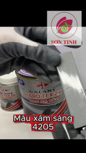 SƠN SẮT MẠ KẼM GALANT HARD TEX 2K MÀU Xám xanh xám nhạt 4205 (1KG/BỘ)