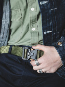 MADEN | Tactical Automatic Buckle Vintage Canvas Belt