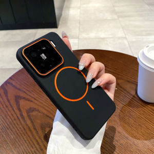 Ốp Lưng Chống Sốc Từ Tính Sạc Không Dây Mạ Mờ Cao Cấp Cho Xiaomi 15 Pro 14 Pro - Vỏ Bảo Vệ Màu Trơn Chống Xước