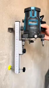 Giá treo máy laser thế hệ mới kèm thước đo giá treo gắn tường tiện lợi (thước 27cm)