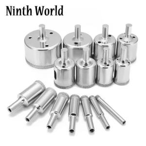 15Pcs Diamond Hole Saw Drill Bits 6-50mm Tile Hole Cutter Tools for Glass Porcelain Ceramic Granite Stone Cutting Drilling