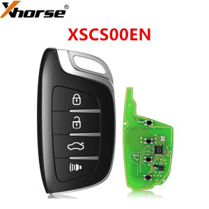1/3/5PCS Xhorse Universal Smart Key Colorful for Crystal Style 4 Buttons XSCS00EN Work with MINI Key Tool/VVDI2