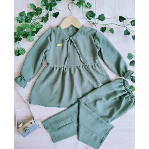 ONE SET ANAK POLOS/SETELAN ANAK CRINGKEL AIRFLOW USIA 4-9 TAHUN