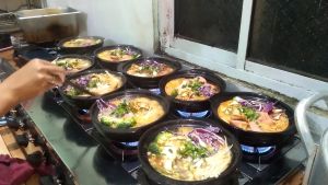 Bếp gas 8 lò bếp ga 8 họng công nghiệp làm mỳ cay bánh xèo