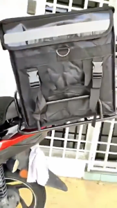 กระเป๋าเก็บความร้อน พกพาสะดวก 32L-62L สีดำ สีเขียว แข็งแรงทนทาน ใช้ได้หลายโอกาส กล่องส่งอาหาร กล่องท้ายไรเดอร์