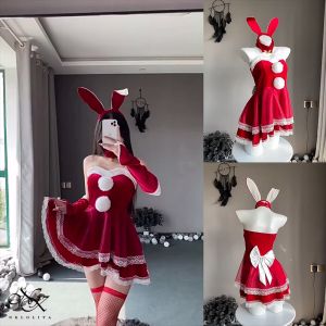 🇹🇭พร้อมส่งจากไทย : NEW!! ชุดซานตี้ ชุดคริสต์มาส แบบหวานเซ็กซี่ รุ่นใหม่สีเขียว