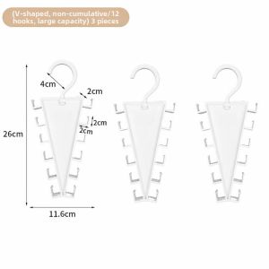 GUOQI | V-shaped Clothes Hanger Multi-hook Space-saving Rack