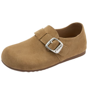 Josiny | Soft Genuine Leather Womens Birkenstock Slip-On Shoes