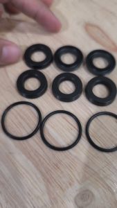 INDOBASE Water Seal Oil Seal Part AR Kit 43481 Spare Part Pompa Satu Set Hitam