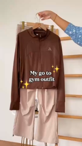 ZOE ARISAH Annalisa Top Windbreaker Muslimah Sport Jacket Baju Sukan Hikking Activewear Women UV Protection ZOE ARISSA