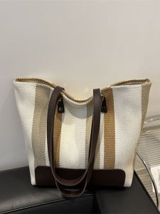 Fashionable Large Capacity Commuter Womens Bag 2025 Summer New Style Versatile Single Shoulder Tote Bag High-End Sensation