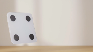 MeeGoo เครื่องชั่งน้ำหนักไขมันในร่างกายอัจฉริยะ Bluetooth 4.0 พร้อมจอแสดงผล LED HD และการเชื่อมต่อแอป Fitdays