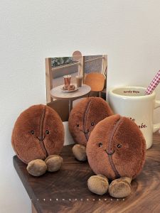 I Am a Coffee Bean: Scandinavian Ins Fun Bean Stuffed Toy & Cute Hand Figurine Doll