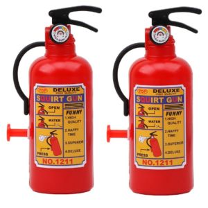5Pcs Mini Extinguisher Design Water Toys Summer Beach Outdoor Games Funny Party Favors for Holiday Celebrations and Gifts