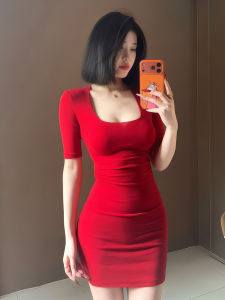 QIANMANZI | Đầm Ôm Body Quyến Rũ Nữ