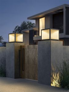 VINCAN | Outdoor Solar Column Light for Patio Balcony