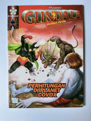 buku cerita Gundala putera petir perhitungan di planet covox - hasmi