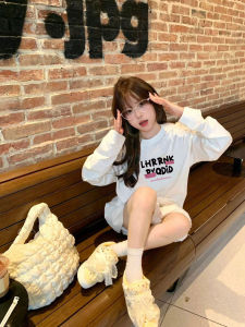 Early Autumn Long Sleeve Loose Womens T-shirt Versatile Comfortable Slimming Base Layer Shirt Design Sensation Niche