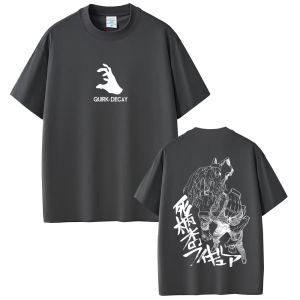 Bandai | Anime My Hero Academia Shigaraki Tomura T-shirt Men Women Casual High Quality Cotton T Shirts Man Cartoon Manga Cosplay T-shirts