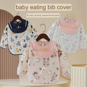 Baby Waterproof Dining Bibs 婴儿防水罩衣