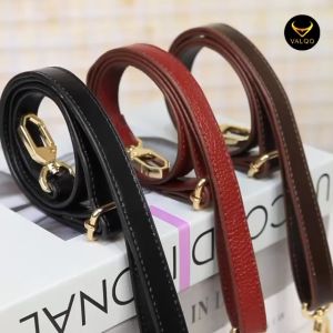 [VALQO] Tali Selempang Kulit Sapi 15 cm Tali Kulit Strap Kulit panjang Tas Slingbag Wanita 2 lapis kulit