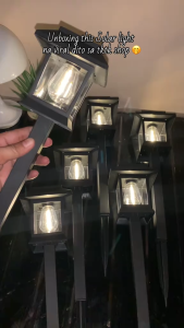 Naturuxa 6/12 Solar Lamp Post Light – Monocrystalline Panel (50% More Efficient) Wont Attract Flies & Mosquitoes 12H+ Lighting IP65 Waterproof 3000K Warm White 10-Year Warranty COD Available