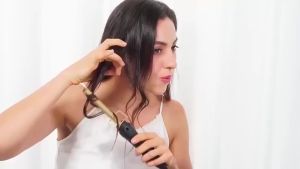 DUTRIEUX | 2 in 1 Electric Hot Heating Comb Hair Straightener Curler Wet Dry Hair Iron Straightening Brush Hair Styling Tool