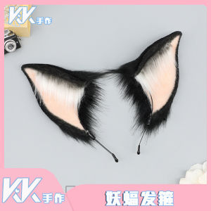 Handmade Cartoon Cosplay Halloween Devil Bat Headwear YYA Bat Ear Hairband for Comic Conventions Original Design Fashionable Accessory