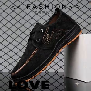 LKShoes Best Seller รองเท้าหนัง ชุดดิจิทัล 2023 วินเทจ คุณภาพดีเกินคาด พืนนุ่ม