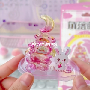 DIY 3D Puffy Stacking Sticker Kit Cute Cartoon Character Desktop Display for Girls & Kids Toys