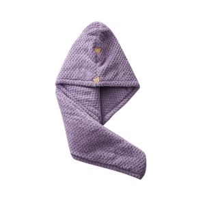 Super Absorbent Thickened Womens Dry Hair Cap Quick Drying Hair Towel Double Layer Head Wrap Single Layer Button Home Personal Care