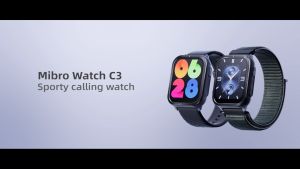 MiBro C3 | Smartwatch | 1.83" Full HD Screen | 70 Sports Mode | Dual Core 2 in 1| Stress Monitoring | 2ATM Waterproof