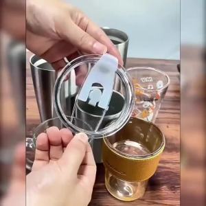 20/30 Oz Splash Proof Sealing Bottle Cover Plain Plastic Lids for Ozark Trail Rtic Yeti Tumbler Cup Multicolor Thermos Lid