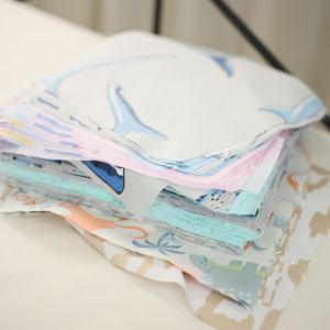 Handmade DIY Washed Brushed Fabric Pieces 20 Sheets Size No Less than 20X20CM Home Sponge Pad Material Other Pattern