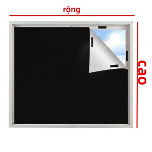 Rèm Cửa Tự Dính Không Cần Khoan Chống Nắng Hoàn Toàn Di Động Dễ Lắp Đặt Vải Che Nắng Cửa Sổ Cho Gia Đình
