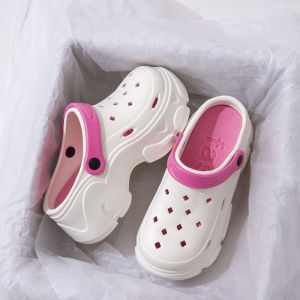 Giày Đế Dày Đế EVA Chống Trượt Mùa Hè Cho Nữ Có Gót Cao Giày Lười Chống Mùi Giày Lười Đế EVA Thoải Mái Thoáng Khí