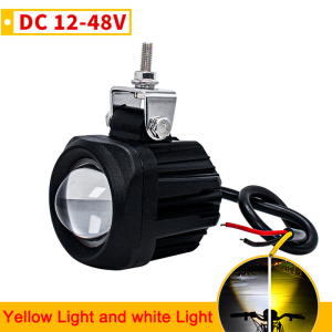 1PC 30W Car Fog Light High Bright Modified Headlight Lamp Off Road Driving Light for ATV UTV Truck Motorcycle Auxiliary Light