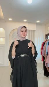 Baju Lebaran KAFTAN PAYET CERUTY Kemeja Batik Lamaran Kondangan Couple AUDI