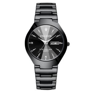 FNGEEN 5808 Jam Tangan Couple Anti Air Original 100% Fashion Kasual Stainless Steel Quartz Watch
