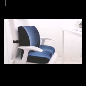Kusyen Sokongan Lumbar Memory Foam Lumbar And Seat Back Support Cushion Lumbar Back Support Ergonomic Office Chair Pillow Car Seat