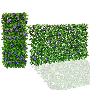 Màn Hình Chắn Riêng Tư Có Thể Mở Rộng 1 Chiếc Trang Trí Tường Bằng Dây Leo Nhân Tạo Dành Cho Ban Công Vườn Trang Trí Nền Ngoài Trời Kiểu Dáng Thời Trang Chất Liệu PVC