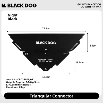 BLACK DOG | Camping Folding Table Aluminum